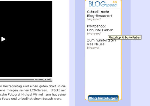 Mehr Blogbesucher mit Blogspeed.de