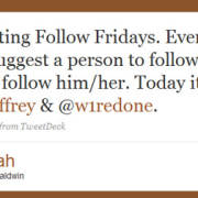 Twitter und der Follow-Friday