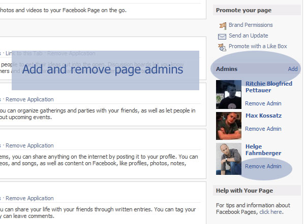 Facebook Page - Admins hinzufügen und entfernen
