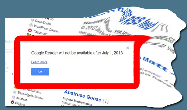 Kein Google Reader mehr