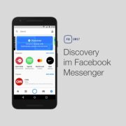 Facebook Messenger: Neue Bot Discovery Funktion