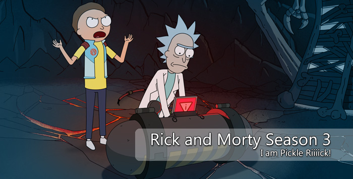 netflix Tipp: Rick and Morty Season 3 - Captain Future vs. South Park im Wunderland