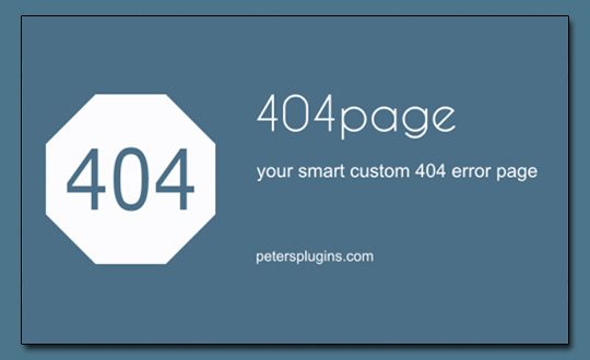 404 Page WordPress Plugin