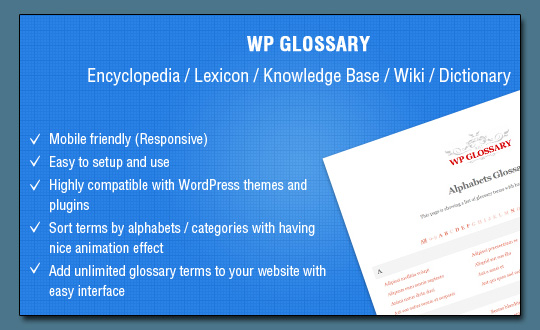WP Glossary WordPress Plugin