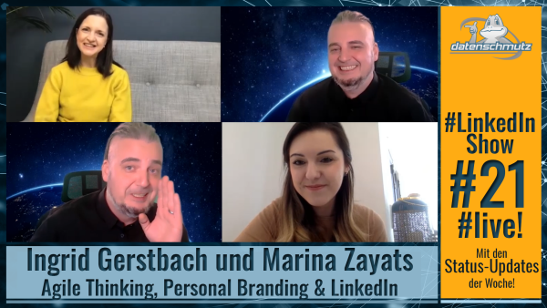 #LinkedInshow #21: Ingrid Gerstbach und Marina Zayats