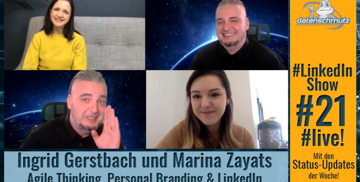 #LinkedInshow #21: Ingrid Gerstbach und Marina Zayats